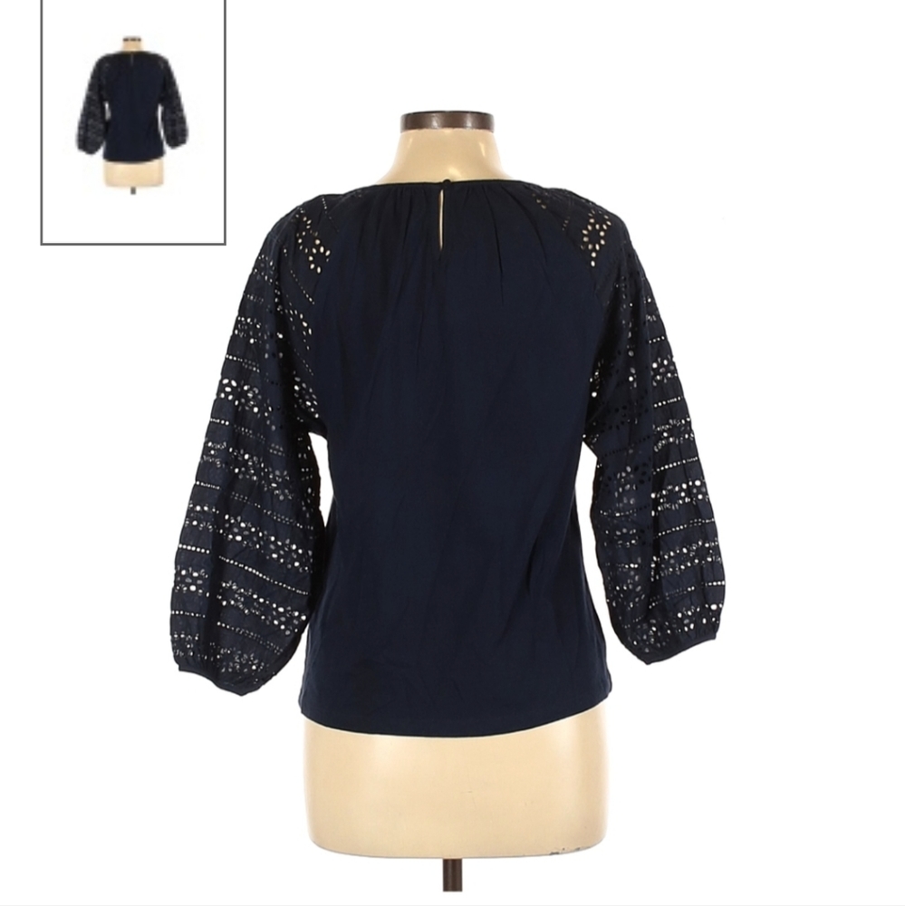 NWT J Crew Eyelet Top